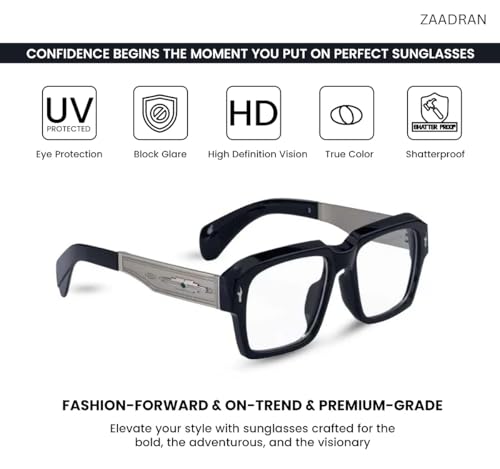 Image of Bagan Sunglasses UV Protected Driving Pilot Gradient Square Plastic Body for Men and Women