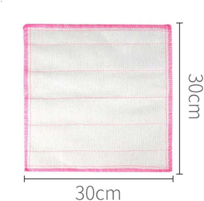 Household Kitchen Dishclothes 8 Layers Cleaning Cloth Rag Dishwashing Clothes Scouring Pad 20pcs