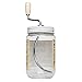 Grandpa Witmer's XL Old Fashioned Natural Peanut Butter Mixer, Model 300, For 16-Ounce Jars, 2.75-Inch Lids - Made in USA, BPA-Free, Self-Cleaning, Mess-Free Oil Stirring