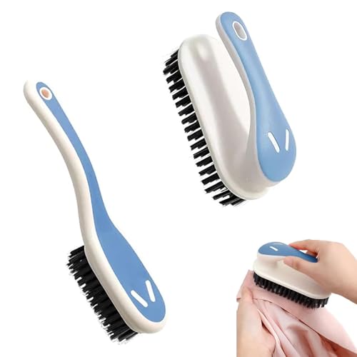 GoodTool 2 Pack Scrub Brush Multi-Purpose Cleaning Brush Ergonomic Handle Fabric Household Cleaning Brush Home Cleaning Tool