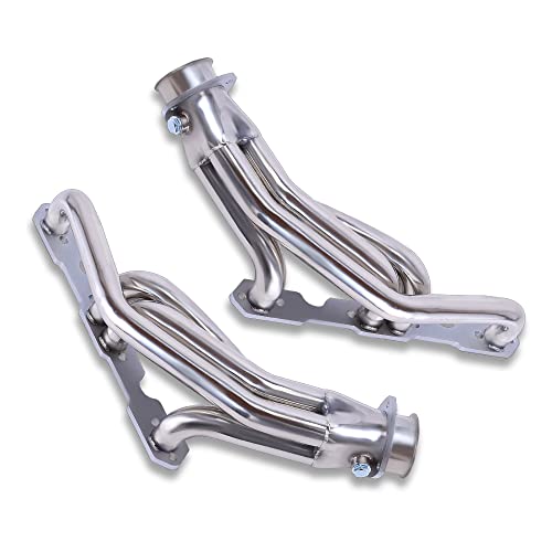Demotor Performance Polished Stainless Steel Exhaust Headers For 88-95 Ch-Evy Gmc C/K Series 1500/2500/3500 Pickup Truck 5.0/5.7L V8 #TOP7