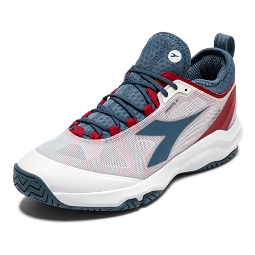 Image of Diadora Mens Speed Blushield Fly 4 Plus All Ground Tennis Sneakers Shoes - Grey
