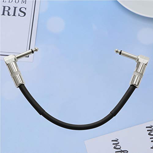 EXCEART Guitarra Patch Cable Cabo de Áudio Instrumento Instrumento Musical Acessório- 15 Centímetros