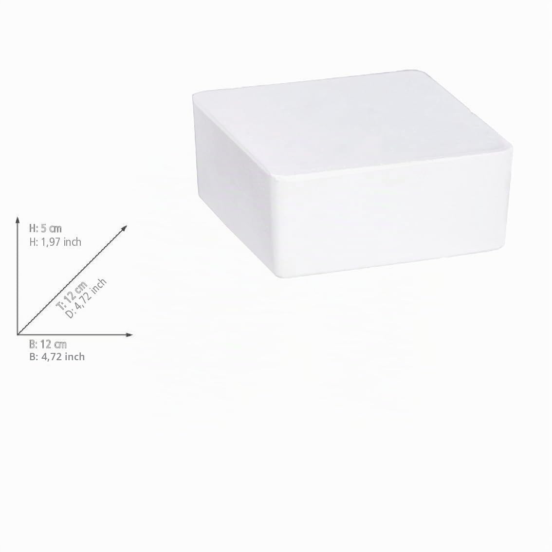 WENKO Nachfüller Raumentfeuchter Mod. Cube mit Orangenduft, 1000 g Nachfüllpack, reduziert Schimmel & Gerüche, 1 kg Granulatblock (Packung mit 4)