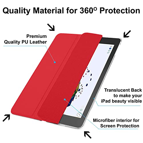 Image of DuraSafe iPad Pro 12.9 inch 4th Gen 2020 Cover A2229 MY2H2HN /A MY2J2HN /A A2069 MXAT2HN /A MXAV2HN /A MXAU2HN /A MXAW2HN /A A2233 MY3K2HN /A MY3J2HN /A MXFY2HN /A MXG12HN /A MXFX2HN /A MXG02HN /A - Red