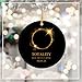 Solar Eclipse Ornament 2024, Gifts for Men Who Have Everything, April 8th Mens Gift for Christmas, Christmas Tree, Gift Exchange Solar Eclipse Ornament, White Elephant Gifts for Adults