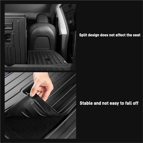 Tapis de coffre Tesla anti-salissure coussin dossier TPE - 4
