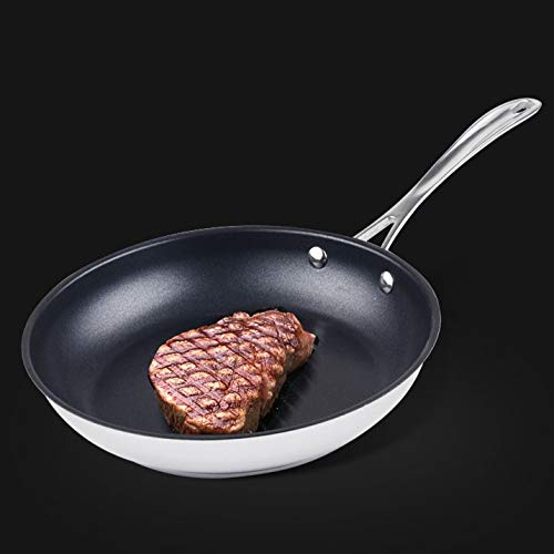 Wok de acero inoxidable con diseño de panal y antiadherente miniatura 6