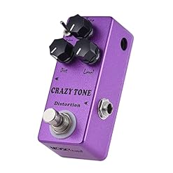 Sunydog MP-50 Crazy Tone Riot Distortion Mini pédale d’effet Guitare Unique True Bypass - Les Beatles, Paul McCartney, John Lennon, RIngo Starr, George Harrison