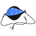 Double End Boxing Ball, Speed Punch Bag for Reflex Training, High - Elastic PU Leather Hanging Boxing Training Ball with Hooks for MMA, Fitness, and Hand - Eye (Black Blue)