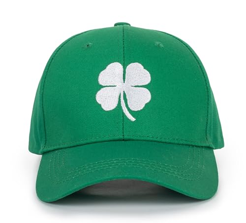 Green-Clover-Ponytail-Baseball-Cap-for-St-Patricks-Day-Adjustable-Holiday-Shamrock-Hat-for-Man-Woman
