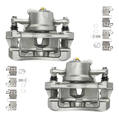 Image of KAX Disc Brake Caliper Assembly Fit for Corolla 2009-2018, Corolla 2019 1.8L, xD 2008-2014, Matrix 2009-2013 1.8L, Vibe 2009-2010 1.8L, Front Side