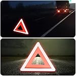 Warning Triangles, Foldable Car Road Warning Reflective Triangles, Emergency Triangle for Vehicles Breakdown, Slow Moving Vehicle Triangle Reflector Safety Triangle Kit - Image 7