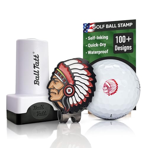 Ball Tatt - Golf Ball Stamper, Self-Inking Golf Ball Stamp,