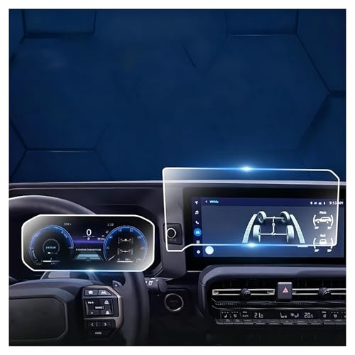 Film protection d'écran verre trempé premium Land Cruiser 250 navigation 2024