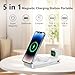 BezosMax Wireless Charger,Wireless Charging Station with 10000mAh Power Bank,Portable Charger,Digital Display,20W Magnetic Fast Charging Stand for iPhone15/14/13/12 All Series & AirPods& iWatch