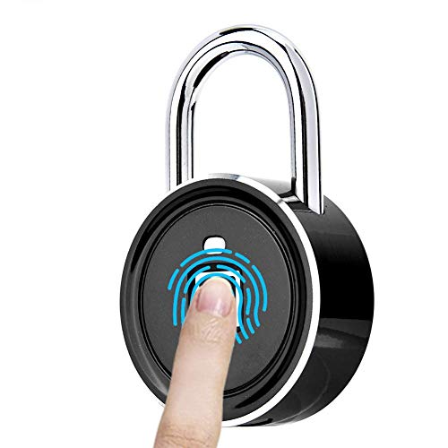 Z-SUO Candado Inteligente portátil de Huellas Dactilares Reconocimiento a Prueba de Agua Bloqueo de Gimnasio Pantalla táctil Desbloqueo rápido Candado antirrobo sin Llave para Escuela de taquillas
