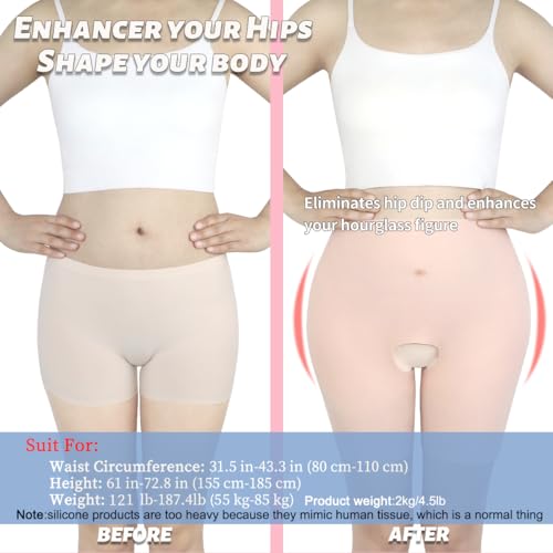 NSSZNUS Crossdresser Shapewear Silicone Butt Lifter Panties Fake Buttock Underwear Hip Padded Enhancer for Drag Queens4