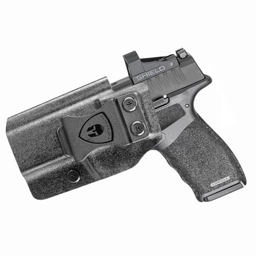 WARRIORLAND IWB Kydex Holster Optics Cut: Springfield Armory Hellcat Pro Pistol, Inside Waistband Appendix Carry Pro Holster, Adj. Retention & Cant, Left Hand