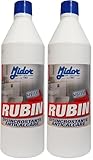 Anticalcare bagno, sanitari, ceramica e Inox RUBIN Special 1kg, Disincrostante sciogli calcare, rubinetterie e superfici lavabili, toglie ossidazioni e incrostazioni di calcare - Midor