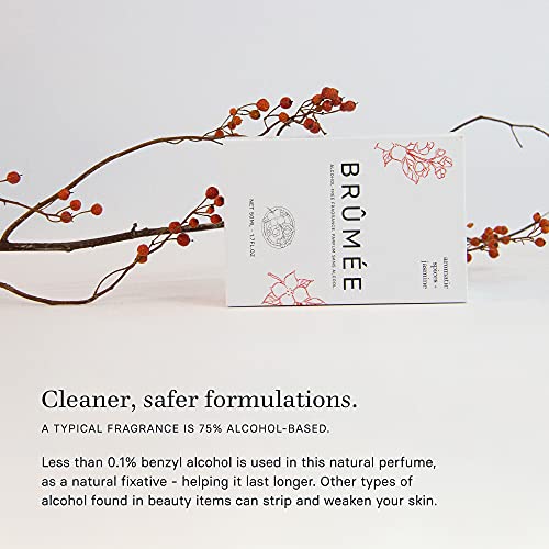 Brumee Aromatic Spices + Jasmine - Alcohol-Free Fine Fragrance Spray | Natural Perfume For Body And Hair | Water-Based, Vegan, Cruelty Free, Gluten Free, 1.7 Oz. #TOP4