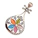 Produktbild BIGBOBA Brosche Schmuck Brosche, Blume Kristall Brosche Accessoires, Anzug Kleid Kragen Brosche, Damen lang Rock Pin, 3.3 * 6cm