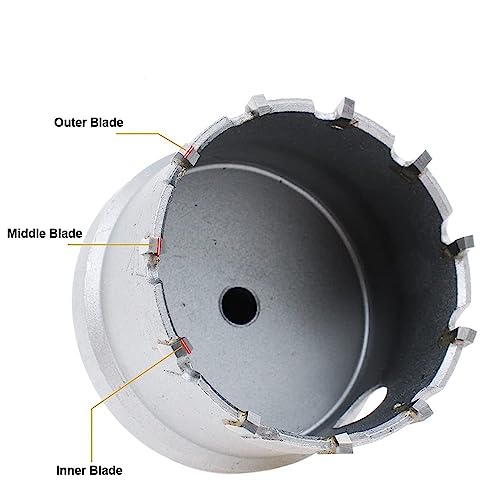Broca sierra de 41 mm para metal y acero inoxidable miniatura 4