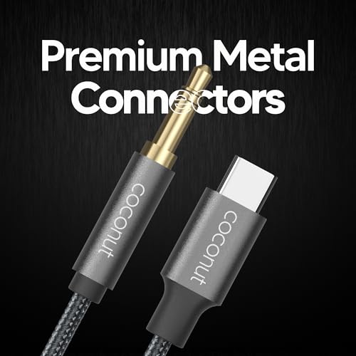 Image of coconut AX13 Type C to 3.5mm AUX Audio 1M Cable,6 Months Warranty