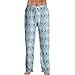 WENKOMG1 Xmas Pajama Pants for Family - Soft Lightweight Pajama Lounge Sleep Pants with Pockets Pajamas Unisex Cotton Fashion Men Clothes Night Pyjamas (XL - Sky Blue)