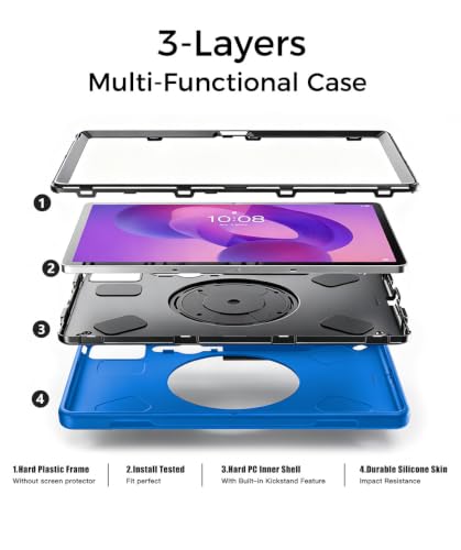 Image of Junfire Protective Case for Lenovo Idea Tab Pro 12.7 inch 2025, Blue