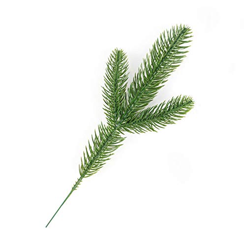WLKK 10PCS künstliche Tannenzapfen-Kiefernnadel-Weihnachtsbaum-Simulationsanlage, Weihnachtsbedarf Kiefernzweige Cover