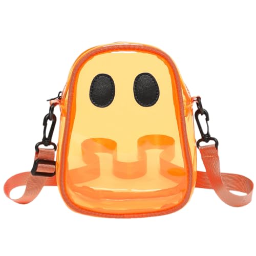 Cute Ghost Clear Purse,Clear Bag For Stadium Events,Stadium Approved Crossbody Bag Purses for Women Adjustable Strap