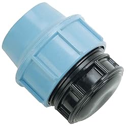 Hochwertige Qualtität für Handwerker und anspruchsvolle Heimwerker. Einfache, schnelle Montage, leichte Verlegung. Wieder lösbar. ANGEBOTSINFORMATION - MegaHaustechnik Endstück PP Fitting mit Klemm Ring Verbinder Verschraubung für PE Rohr Außendurchm...