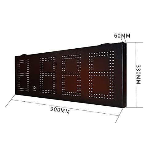 Cronómetro digital de alta luminosidad para exteriores, resistente al agua, con carcasa de hierro y PCB, formato 8.888, ideal para eventos deportivos, maratones y escalada miniatura 6