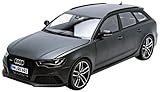 Fertigmodell Audi RS6 Avant, matt-dkl.-grau , Modellauto, Fertigmodell, Minichamps 1:18