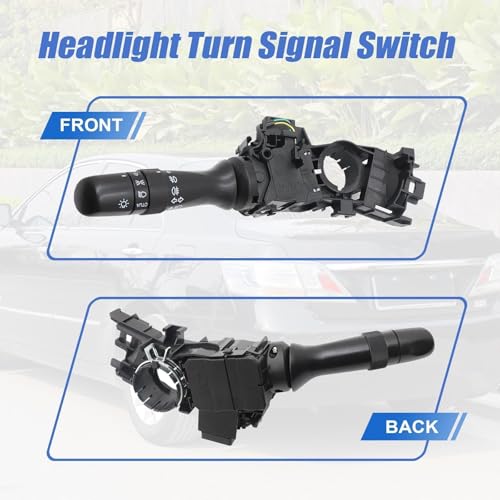 Image of SecosAutoparts Turn Signal Switch Compatible with Toyota Camry 2006-2011 Replace# 84140-06380 8414006380 Headlight Dimmer Blinker Combination Switch