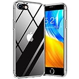 [Makelloses klares Kristall] Dies ist eine vollständig transparente iPhone 7/8/SE Hülle, glänzend wie ein Diamant. Die Rückplatte ist vollständig transparent und weist keine hässlichen weißen Flecken auf die Rückplatte auf. Wir verwenden hochwertiges PVC-Material. Im Gegensatz zu anderen billigen TPU-Materialien hat die Rückplatte und die Kanten dieser Hülle niemals blauen Schimmer. Sie werden eine vollständig transparente iPhone SE 2022 Hülle erhalten