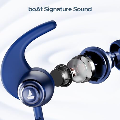 Image of boAt Rockerz 268 Bluetooth in Ear Earphones with Beast Mode, ENx Mode, ASAP Charge, Upto 25 Hours Playback, Signature Sound, BTv5.2 & IPX5(Cool Blue)