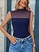Avidlove Going Out Tops for Women Tank Bodysuit Mock Neck Mesh Body Suits Sheer Ruched Date Outfits