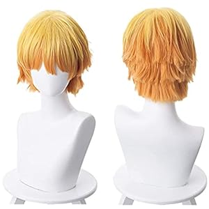 Lshpresx Pelucas de cosplay Anime Cabello sintético con red de peluca gratis
