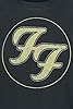 Foo Fighters Logo in Circle Men T-Shirt Black XXL, 100% Cotton, Regular #1