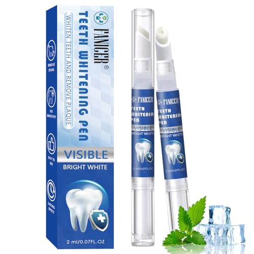 2 Stück Zahnaufhellung Stift, zahnaufhellung bleaching, Zähne aufhellen Stift, Schmerzfreies bleaching zähne, Effektiv Flecken Entfernen, Schnelles Bleaching Zähne