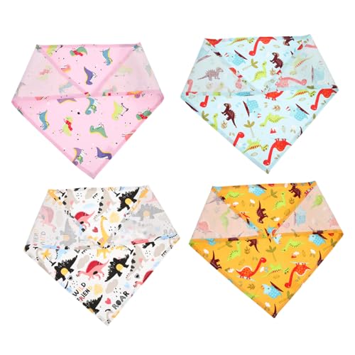 Milisten 8 Peças Toalha Triângulo Animal Estimação Traje Animal Estimação Páscoa Adorável Padrão Ban