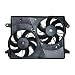 TYC 621160 Chrysler/Dodge Replacement Radiator/Condenser Cooling Fan Assembly