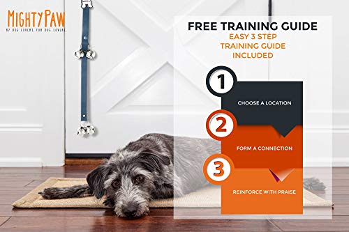 Mighty Paw Tinkle Bells, Premium Quality Dog Doorbells, Housetraining Doggy Door Bells For Potty Training (Grey) #TOP4
