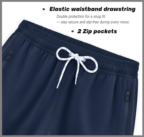 APTRO Damen Badeshorts Strandshorts Boardshorts Badehose Wassersport UV Schutz Sommer Sport Shorts Einfarbig Dunkelblau WS033 XL 4