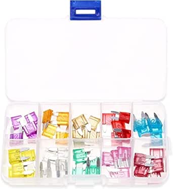 50Pcs Car Fuse Assortment Kit, Car Auto RV Standard Fuse Blade Type Auto Replacement Fuse Set 3a 5a 7.5a 10a 15a 20a 25a 30a 35a 40a I.188678203 50Pcs Car Fuse Assortment Kit, Car Auto RV Standard Fuse Blade Type Auto Replacement Fuse Set 3a 5a 7.5a 10a 15a 20a 25a 30a 35a 40a I.188678203