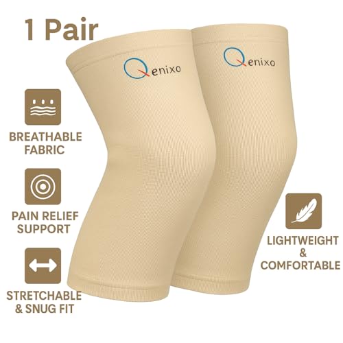 Knee Cap for Men & Women – Compression Support Sleeve for Knee Pain Relief, Joint & Muscle Recovery | Ideal for Gym, Running, Sports, Arthritis & Injury Support (S (Pack of 2)) - Image 5