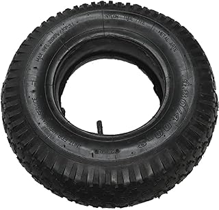 KetoPlastics Universal 4.00 / 4.80 - 8 Tyre and Innertube for Replacement 16 Inch Wheelbarrow Tyre and Inner Tube for Inflatable Wheelbarrow,, Trolley, hand truck or Cart Wheels