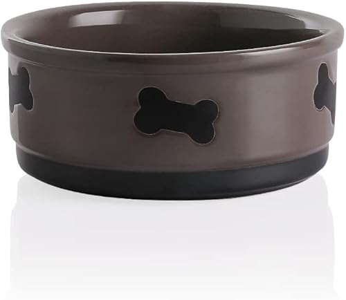 Miniatura 22 de Sweejar Cuencos de Cerámica para Perros, Plato de Comida para Perros Pequeños y Gatos, Cuenco de Porcelana Resistente para Mascotas para Comida